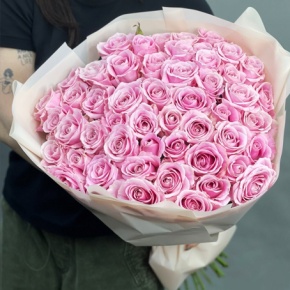 Букет из 55 роз Аваланж (60 см) в Кубинке