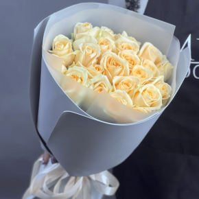 Букет из 25 роз Аваланж (50 см) в Кубинке