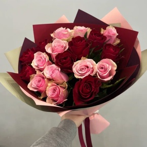 Букет "Вечность" из 17 роз кения (40 см) в Кубинке