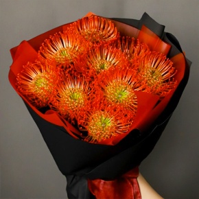 Букет из 9 лейко в Кубинке