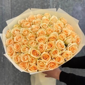 Букет из 51 розы Аваланж (60 см) в Кубинке