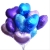Сердце фиолетовое фольгированный шар с гелием (45 см) в Кубинке