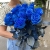 15 синих LUX роз Эквадор (70 см) в Кубинке