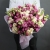 Букет "Сладкая жизнь" из кустовых пионовидных роз и эустом в Кубинке