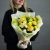 Букет "Мимозка" из нарциссов, диантусов и мимозы в Кубинке