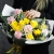 Букет "Моя нежность" из лимонных роз, ромашек и диантусов в Кубинке