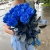 15 синих LUX роз Эквадор (70 см) в Кубинке