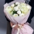 Букет "Белый жемчуг" из гортензий и пионов в Кубинке
